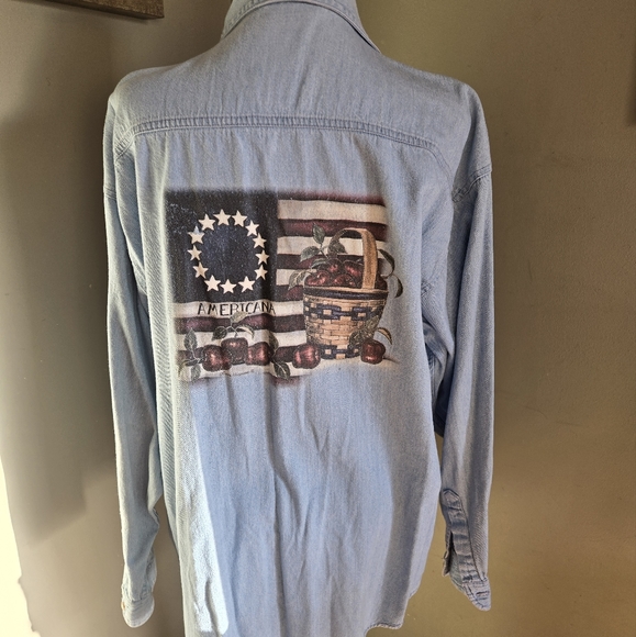 Vintage Las Olas size XL Denim - Picture 4 of 5